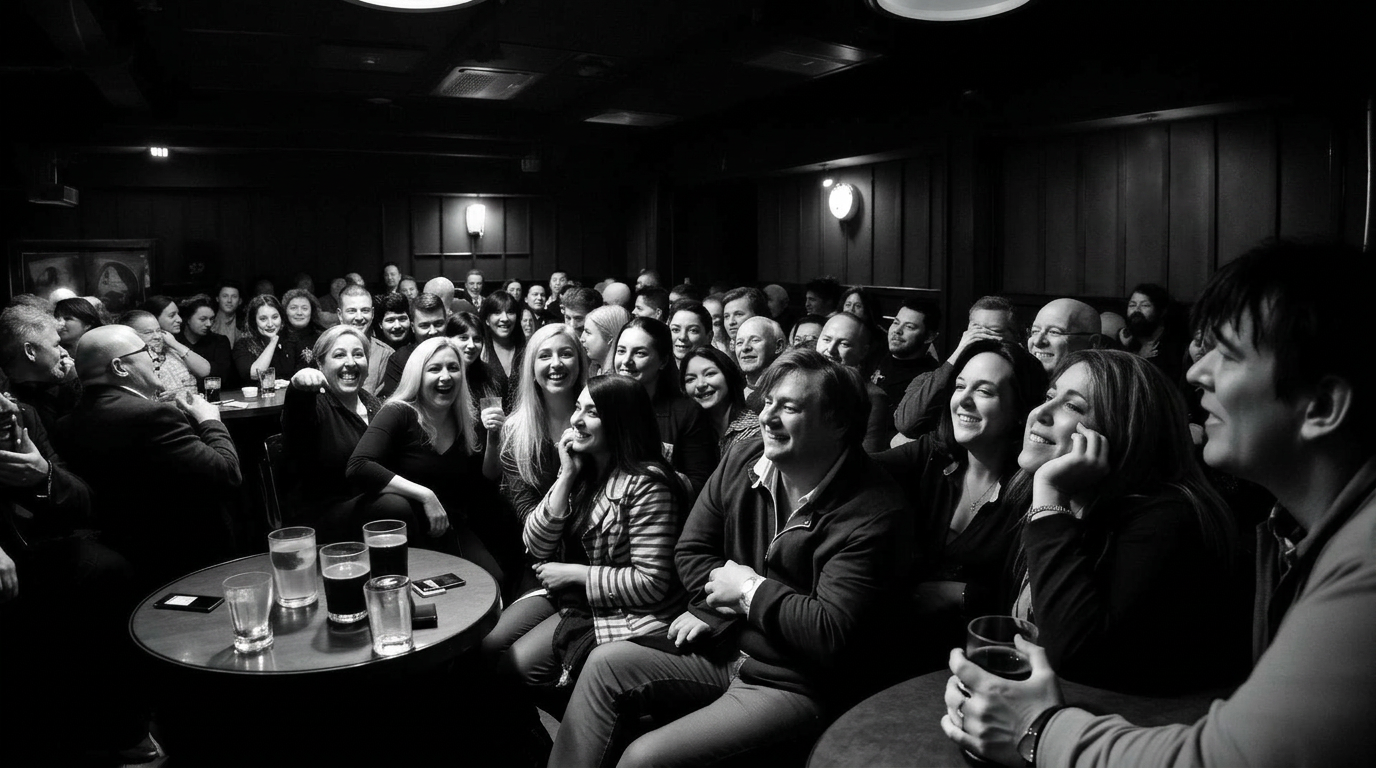 Crowd at The Laugh Room